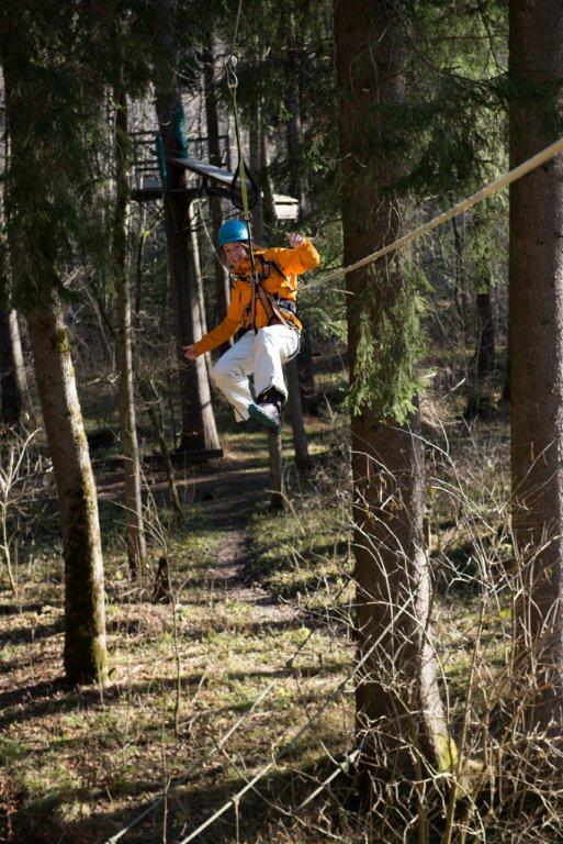 Neuer Zipline-Parcours in 20 Meter Höhe: faszinatour schafft