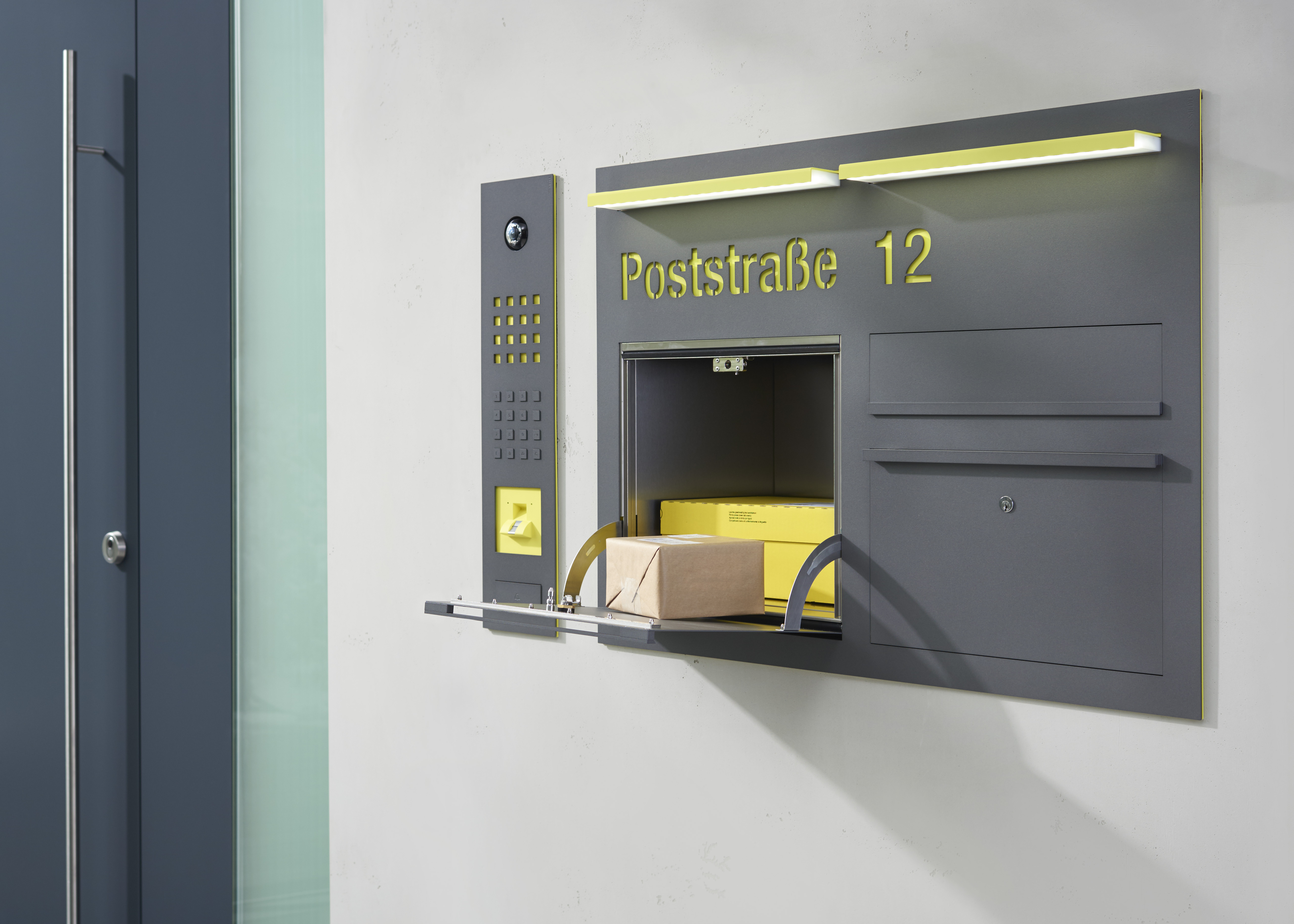 Praktischer Paketempfang rund um die Uhr, S. Siedle & Söhne Telefon und Telegrafenwerke OHG Praktischer Paketempfang rund um die Uhr, S. Siedle & Söhne Telefon und Telegrafenwerke OHG