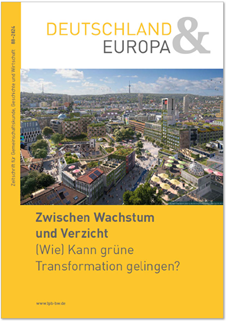 Zwischen Wachstum und Verzicht - (Wie) Kann grüne Transformation gelingen?