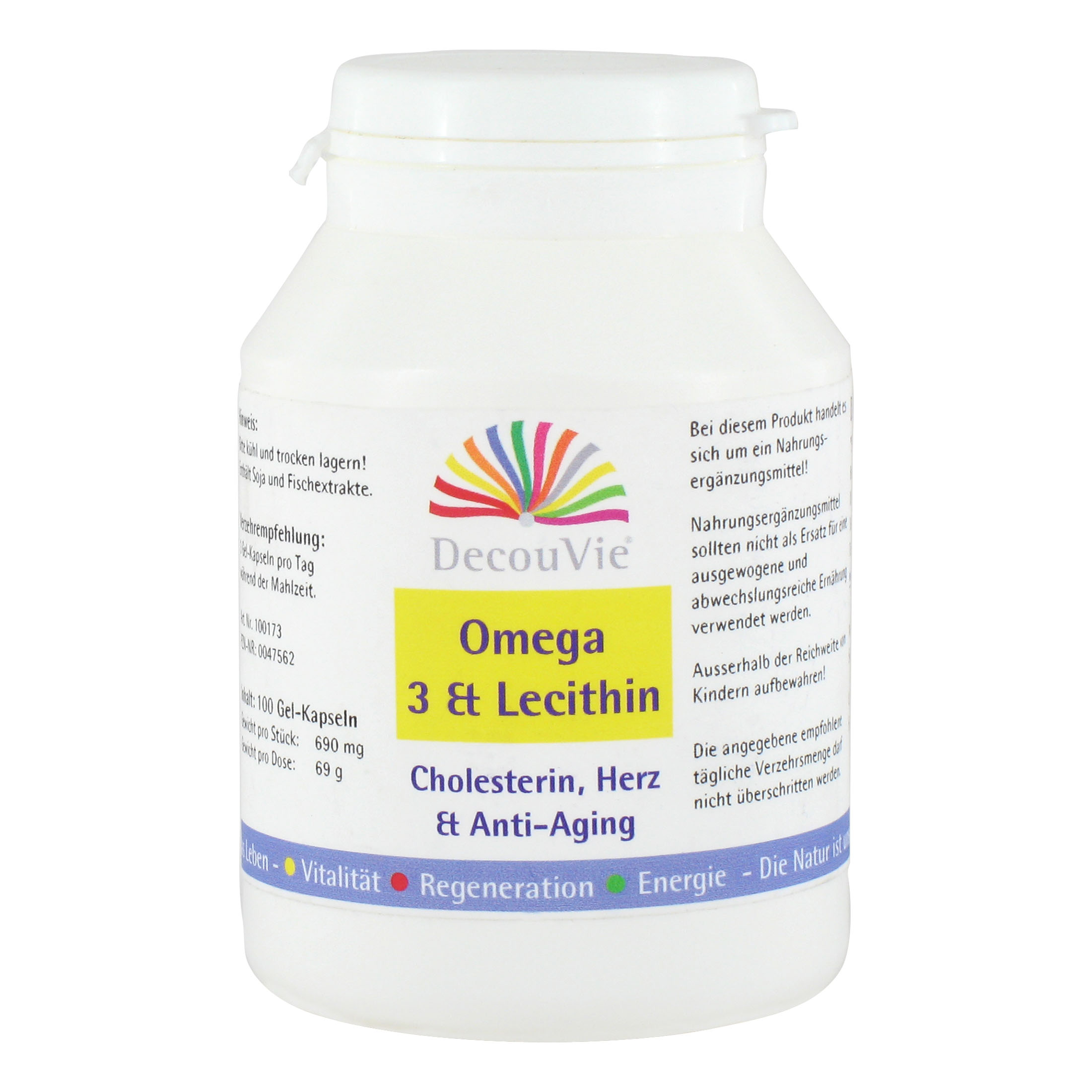 Omega 3 & Lecithin den Cholesterinspiegel normalisieren, DecouVie