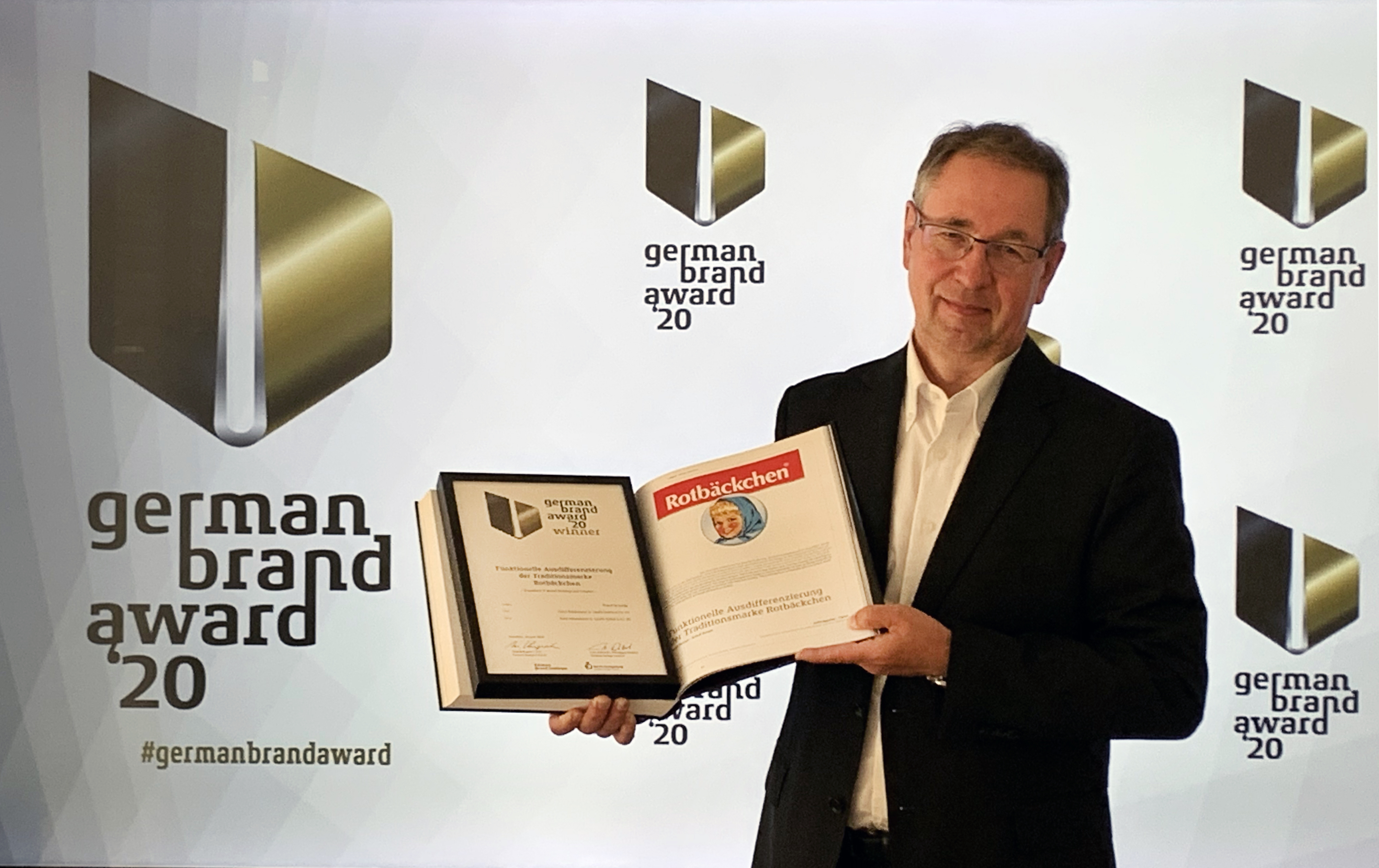 Traditionsmarke Rotbäckchen mit dem German Brand Award