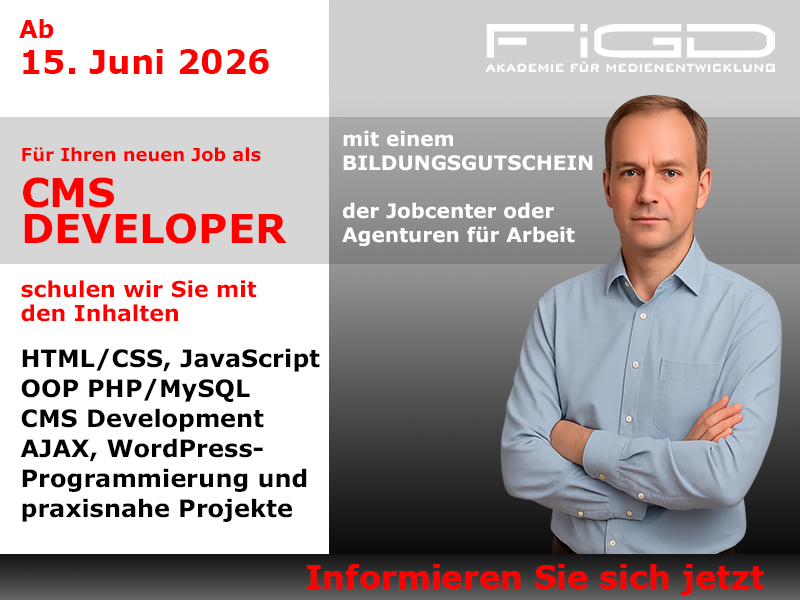 Ihre Weiterbildung für CMS Development und Webprogrammierung (in Berlin ...