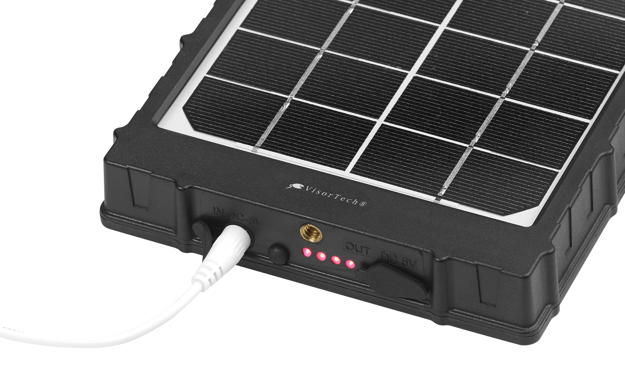 VisorTech Akku-Solarpanel PB-55.solar für Micro-USB-Geräte, 5.000 mAh, 5  Watt (USB), IP65, PEARL GmbH, Story - lifePR