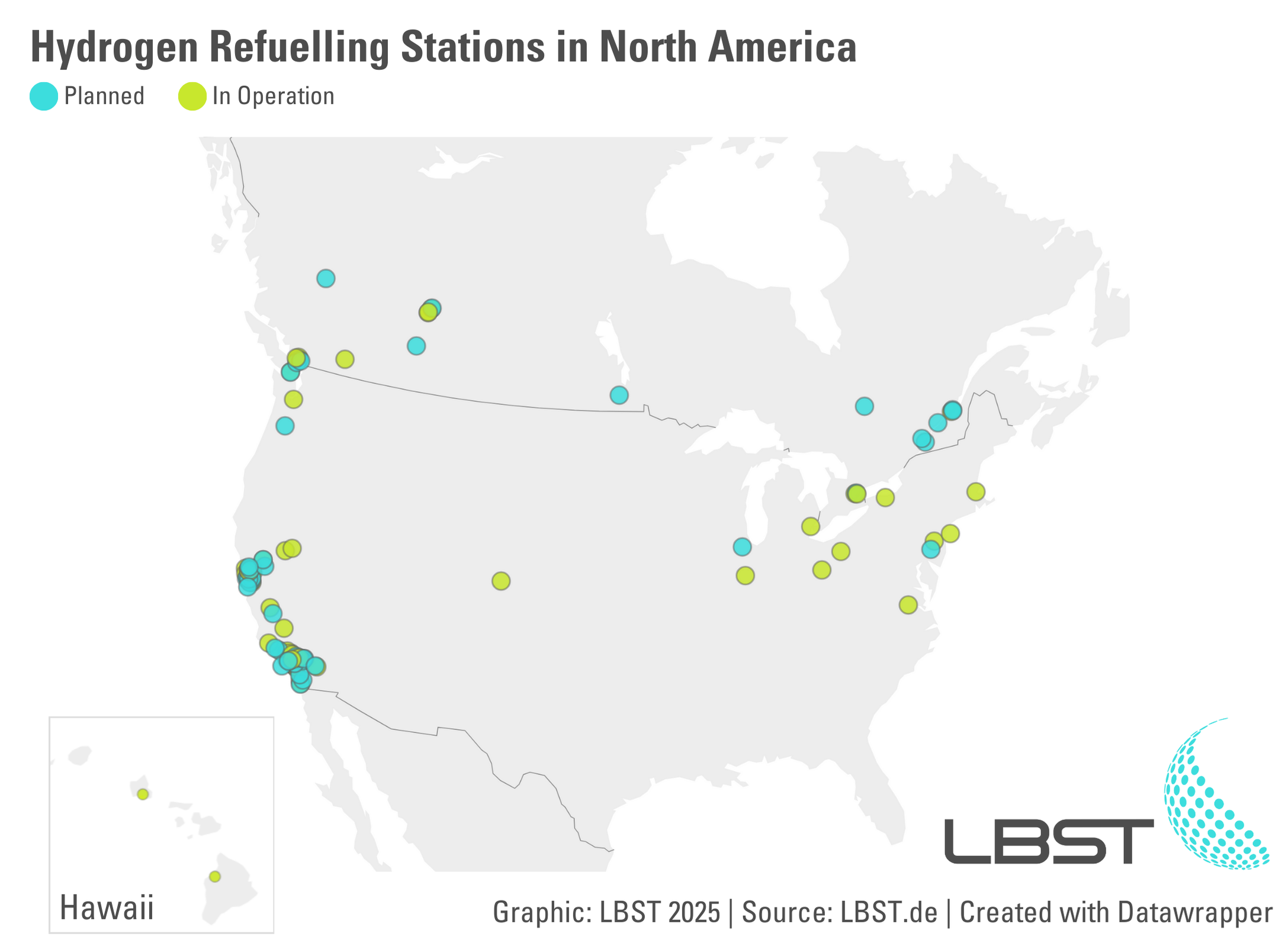 Hrs Map Milestone reached: over 1,000 hydrogen refuelling stations in operation ...