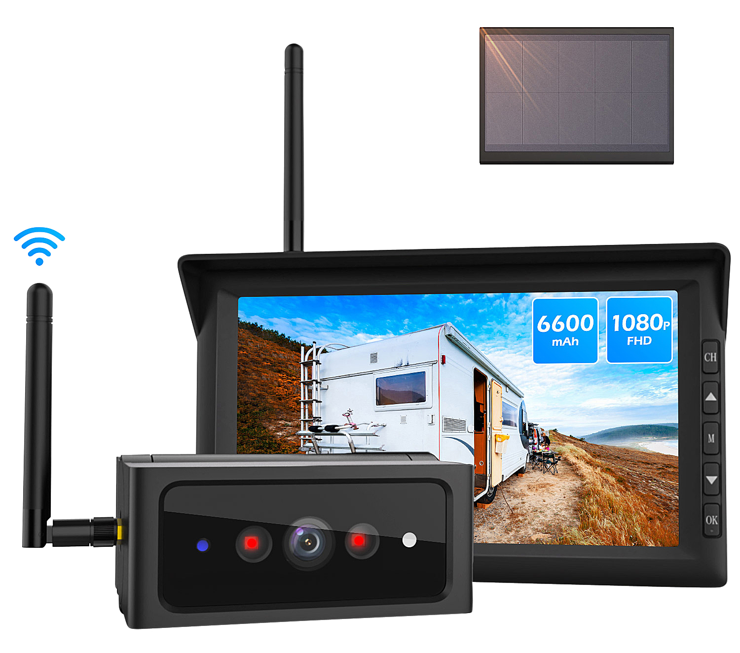  Kamera überwachung Aussen Funk Kamera Security Stabo Multifon