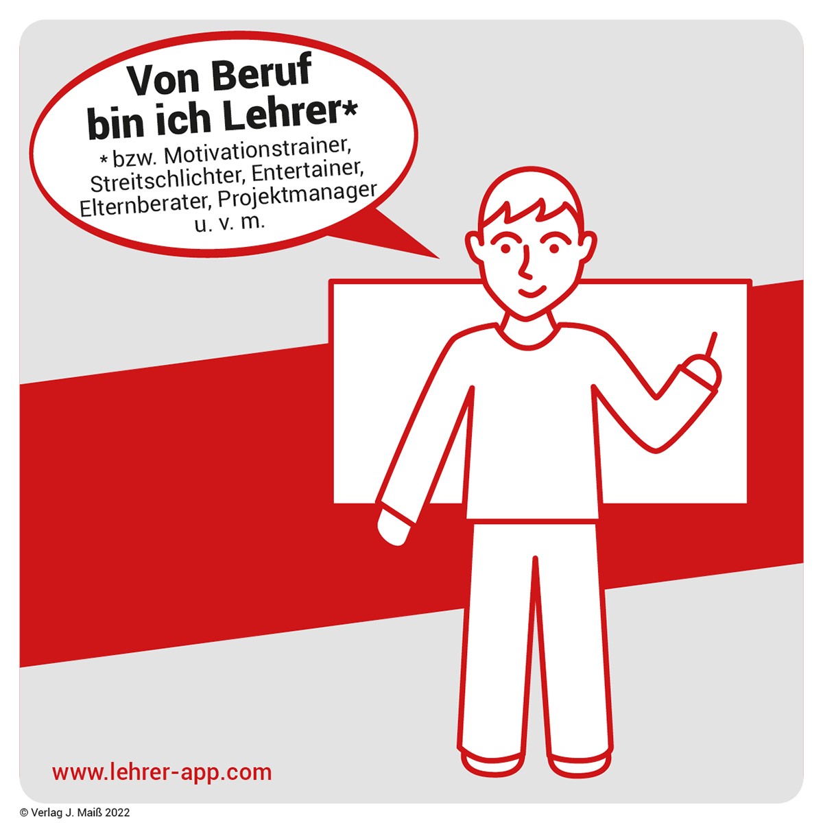 Lehrerinnen Und Lehrer Haben Viele Jobs, Verlag J. Maiß GmbH ...