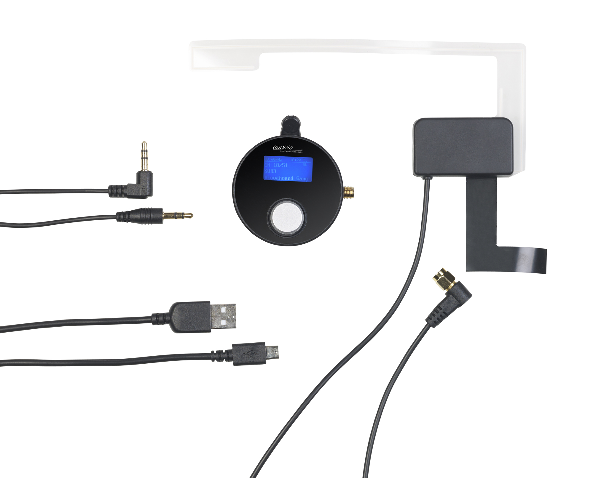 auvisio DAB+/DABEmpfänger mit FMTransmitter FMX610.dab