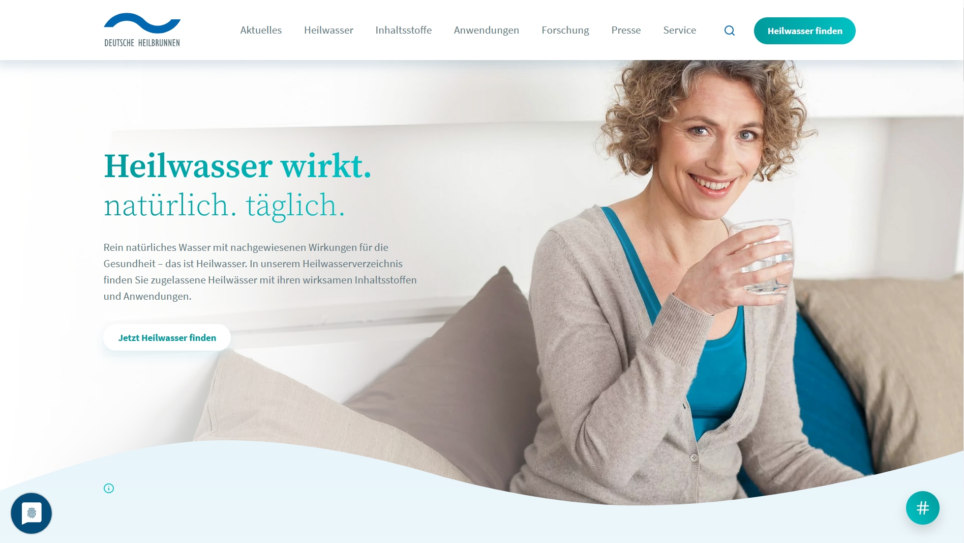 Informationen über das Naturheilmittel Heilwasser, Deutsche Heilbrunnen ...