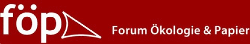 Logo der Firma Forum Ökologie & Papier (FÖP)