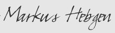 Logo der Firma Markus Hebgen - Texter und Autor