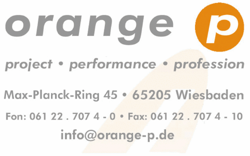 Logo der Firma orange-p GmbH