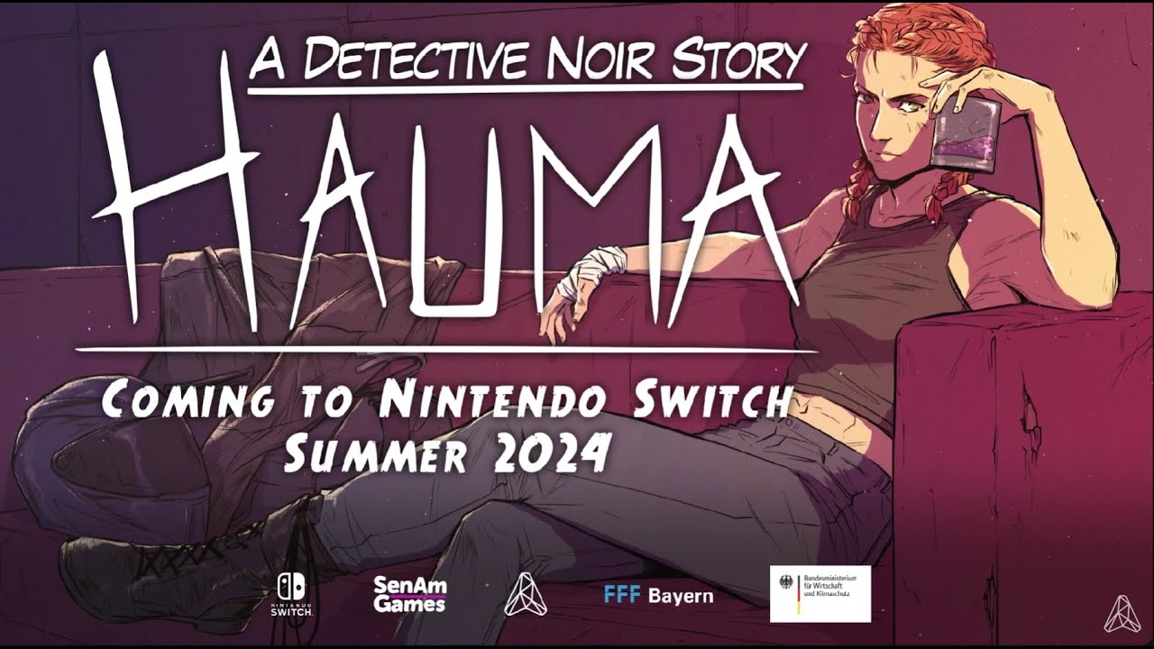 Hauma - A Detective Noir Story | Nintendo Switch Announcement Trailer