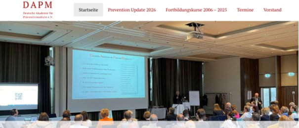 Titelbild der Firma Deutsche Akademie für PräventivMedizin e.V.