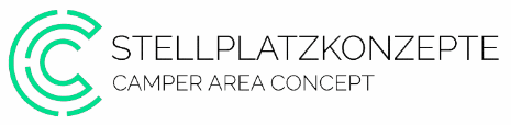 Logo der Firma „Stellplatzkonzepte“ Camper Area Concept