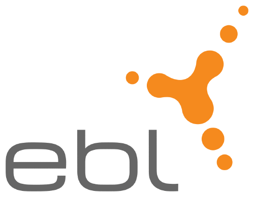 Logo der Firma EBL (Genossenschaft Elektra Baselland)