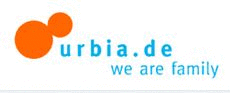 Logo der Firma urbia.com AG (ein Unternehmen von Gruner + Jahr)