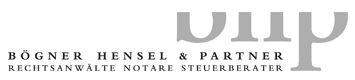 Logo der Firma Bögner Hensel & Partner Rechtsanwälte Notare Steuerberater