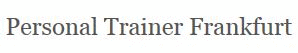 Logo der Firma Personal Trainer Frankfurt