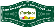 Logo der Firma Südtiroler Speck Consortium