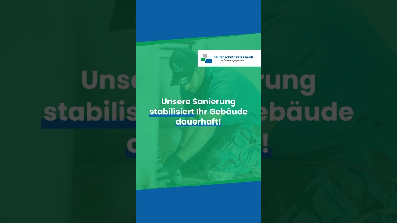 bautenschutz katz dichtet feuchte Wände dauerhaft ab.