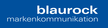Logo der Firma blaurock markenkommunikation