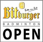 Logo der Firma Bitburger SaarLorLux Badminton Open