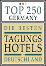 Logo der Firma "TOP 250 Die besten Tagungshotels in Deutschland"  c/o repecon