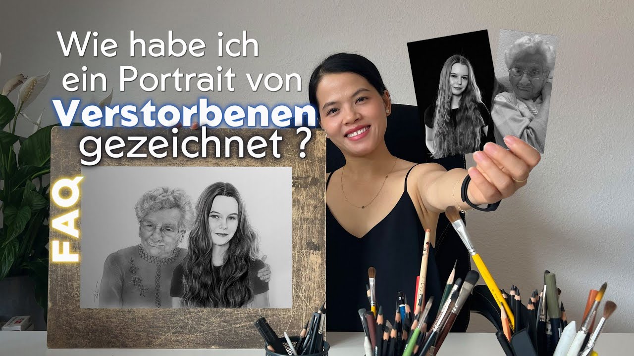 Wie ich ein Portrait von Verstorbenen zeichne