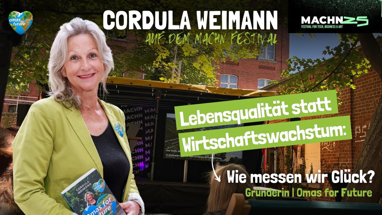 Lebensqualität statt Wirtschaftswachstum: Wie messen wir Glück? | Cordula Weimann