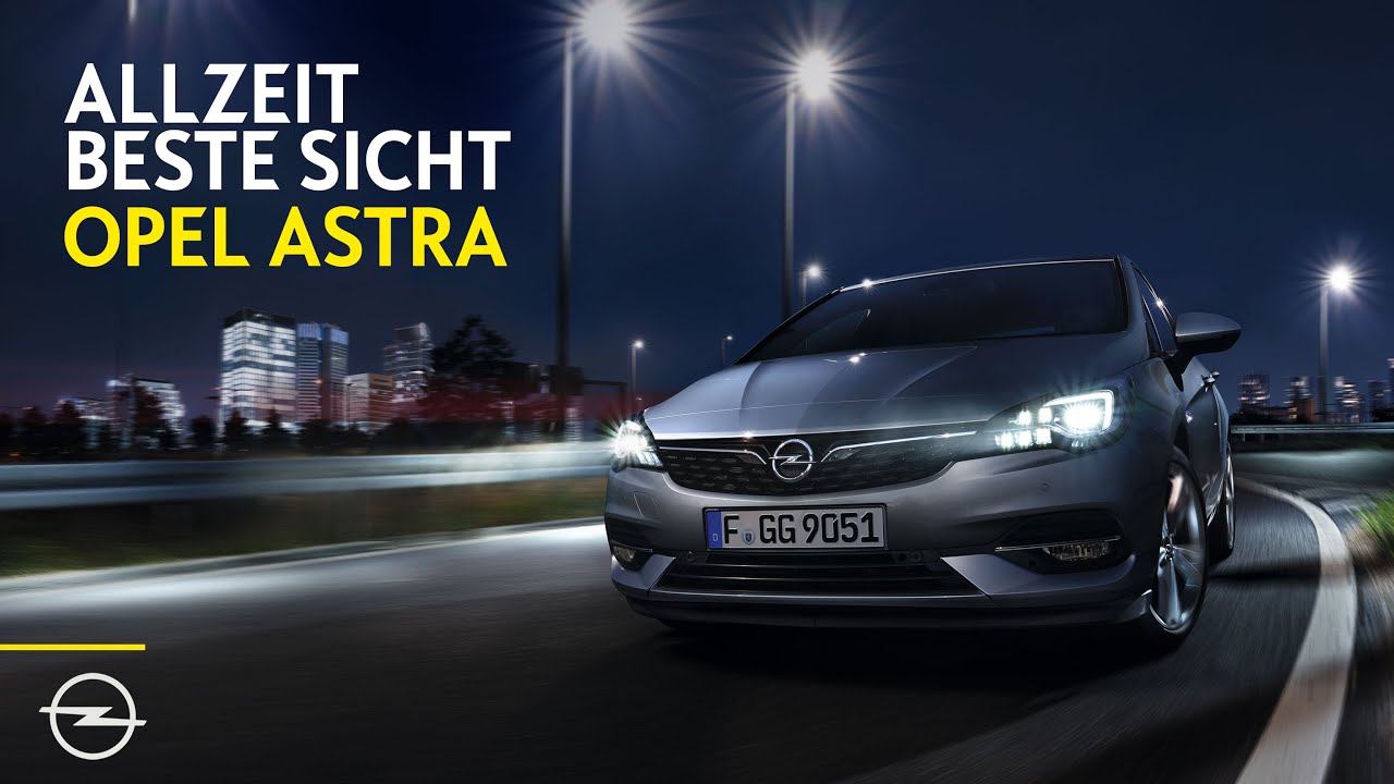 Opel Astra Vorreiter mit IntelliLux LED Matrix-Licht
