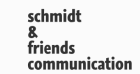 Logo der Firma schmidt & friends PR