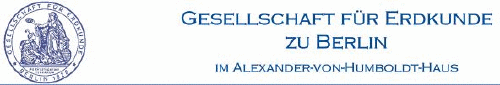 Logo der Firma Gesellschaft für Erdkunde zu Berlin