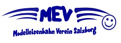Logo der Firma M.E.V. Modell-Eisenbahn-Verein Salzburg