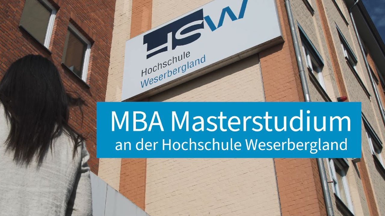 Das berufsbegleitende MBA Masterstudium an der Hochschule Weserbergland