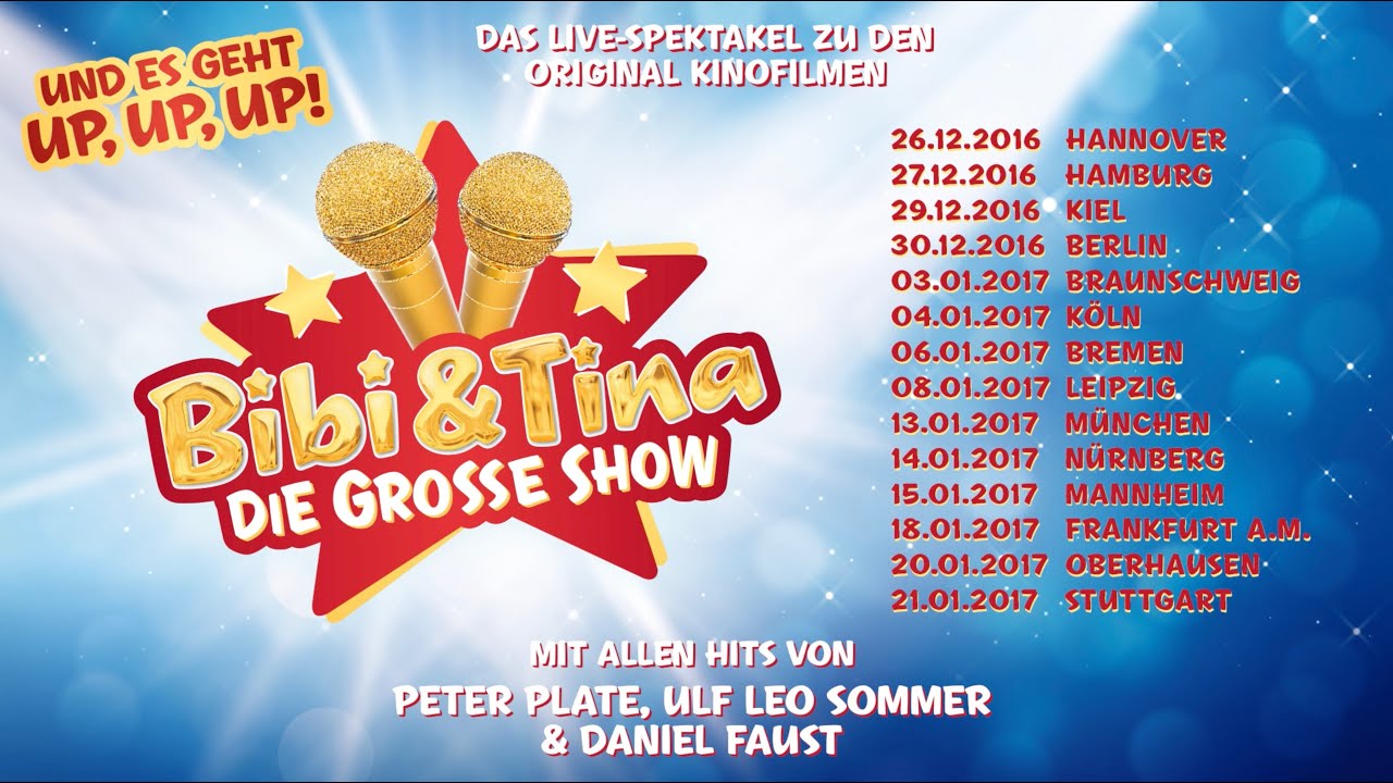 Bibi & Tina – DIE GROSSE SHOW: Das Live-Spektakel ab 26.12.2016 auf Tour