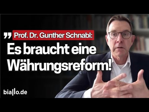 "Blaupause ist die Wirtschafts- und Währungsreform 1948" / Gunther Schnabl im Interview