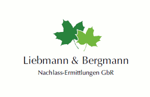 Logo der Firma Liebmann & Bergmann - Nachlass-Ermittlungen GbR