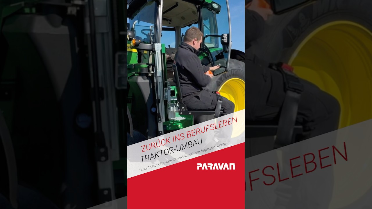 Barrierefreier Zugang ins Traktorcockpit