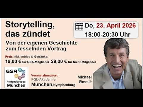 Termine 2026 der GSA-Regionalgruppe München