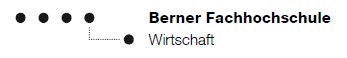 Logo der Firma Berner Fachhochschule