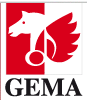 Logo der Firma GEMA Gesellschaft für musikalische Aufführungs- und mechanische Vervielfältigungsrechte