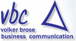 Logo der Firma vbc Volker Brose business communication