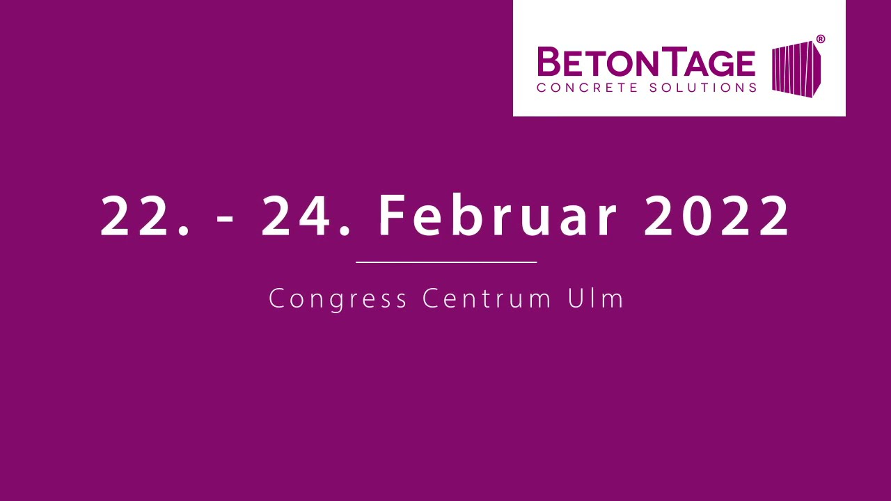 66. BetonTage - Save the Date