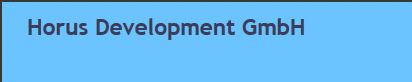 Logo der Firma HORUS Development GmbH