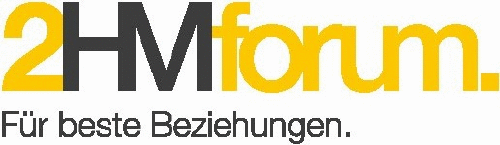 Logo der Firma 2HMforum. Für beste Beziehungen.