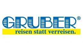 Logo der Firma GRUBER Touristik GmbH und GRUBER-reisen.Veranstalter GmbH