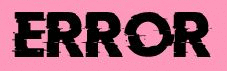 Logo der Firma ERROR