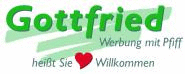 Logo der Firma Gottfried Werbung mit Pfiff