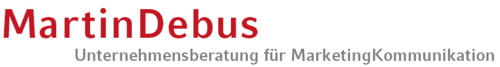 Logo der Firma MartinDebus Unternehmensberatung für MarketingKommunikation
