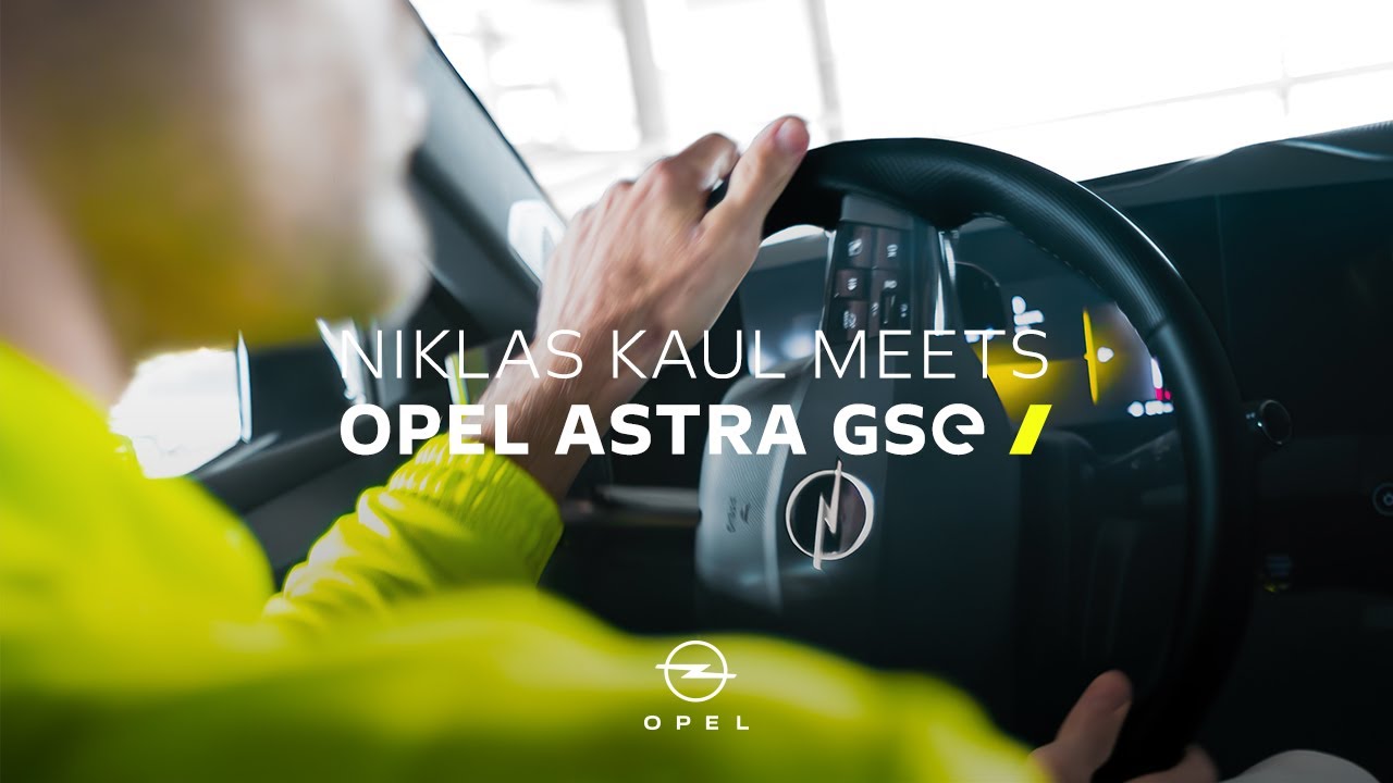 Neue Opel-Kampagne: Niklas Kaul meets Opel Astra GSe